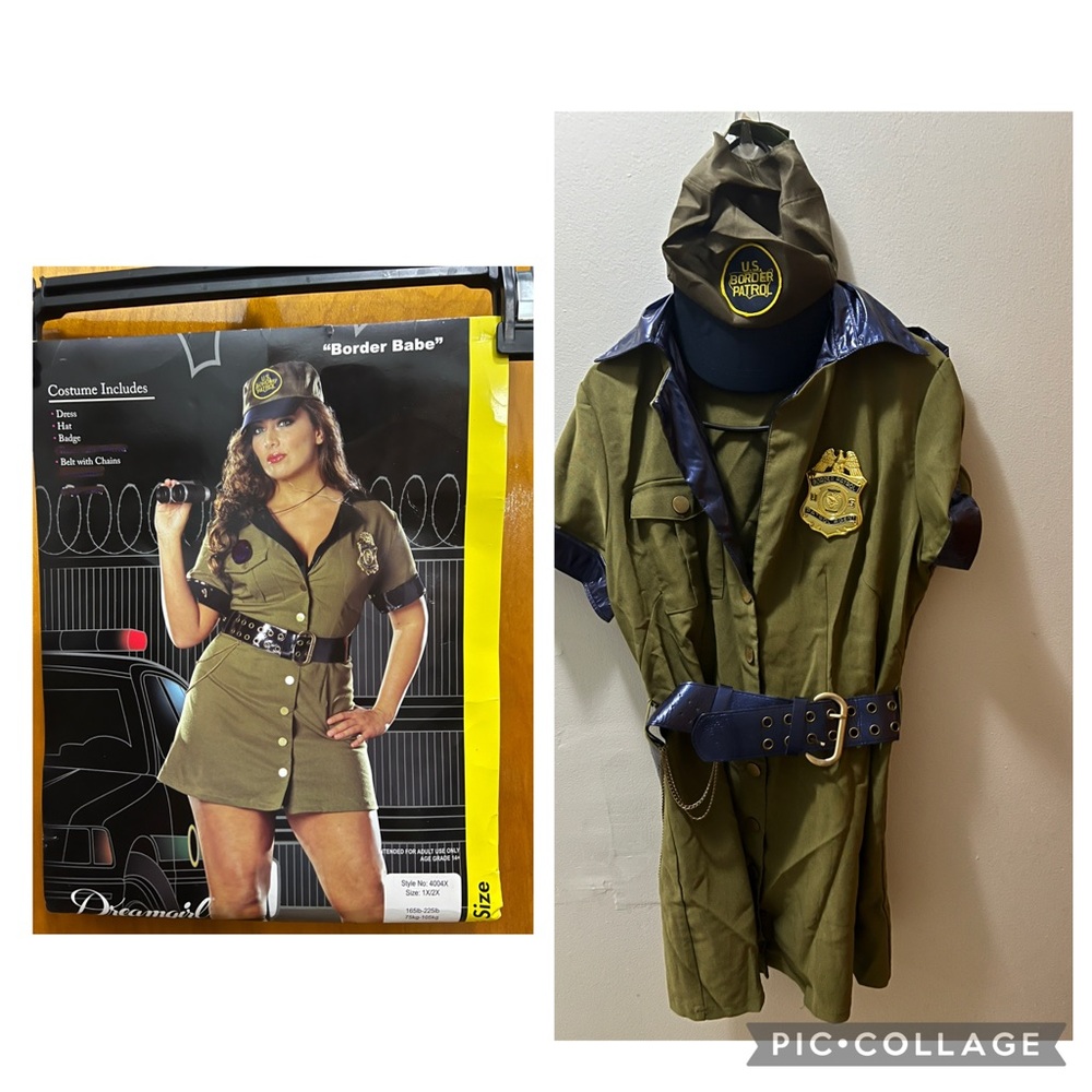 Dreamgirl  1x 2x border babe Halloween Costumes